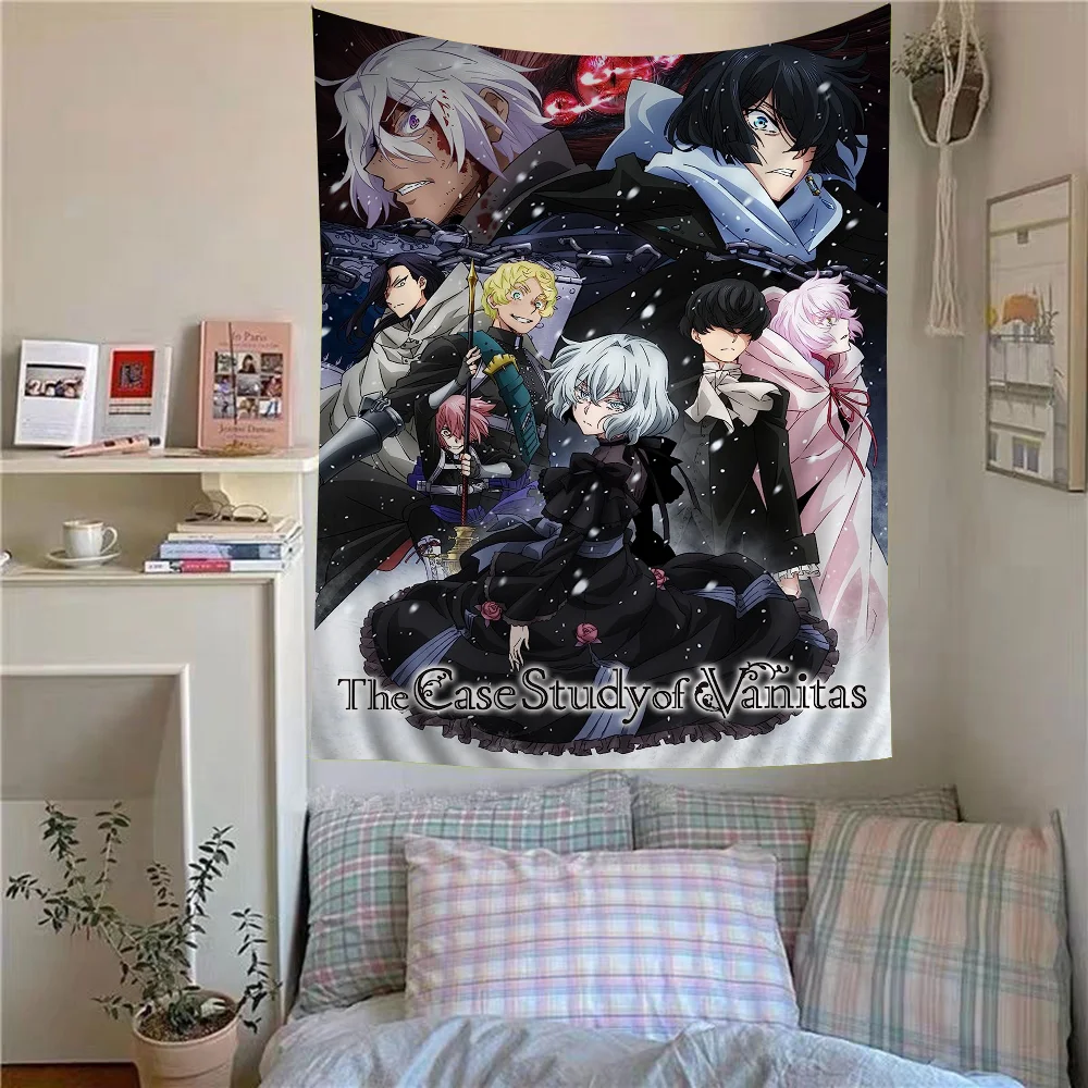 

The Case Study Of Vanitas Anime Tapestry Hanging Tarot Hippie Wall Rugs Dorm Wall Hanging Sheets