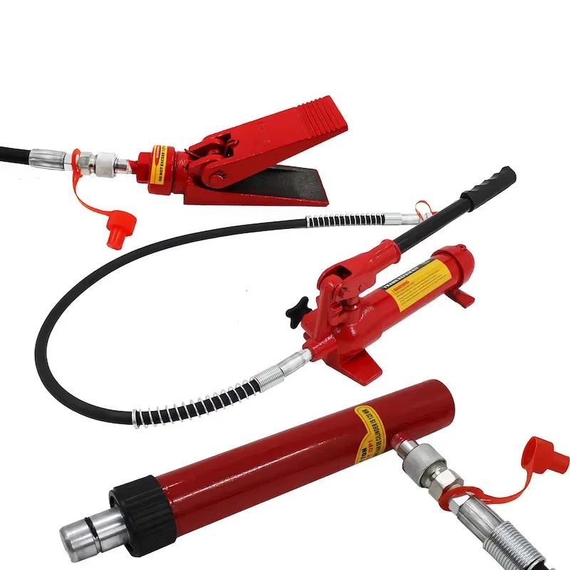 Hydraulic Jack kit 10 Ton Portable Power Hydraulic Jack Body Frame Repair Kit