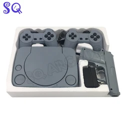 FC Plug-in PS1 Host TV Game Console Set With Two Handle