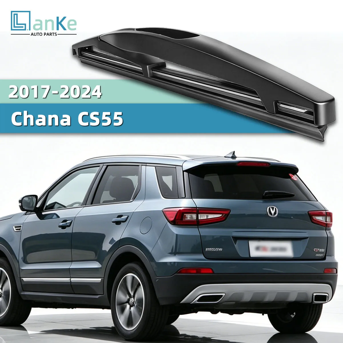 Heckscheibenwischer Passend für CS55 2017-2024 Ersatz für Heckscheibenwischer OEM-Stil Allwetter-Gummi Einfache Installation Auto-Zubehör