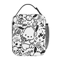 Pochacco Collage Cartoon Dog Insulated Lunch Bags Thermal Bag Lunch Container Large Tote Lunch Box Food Storage Bags Picnic