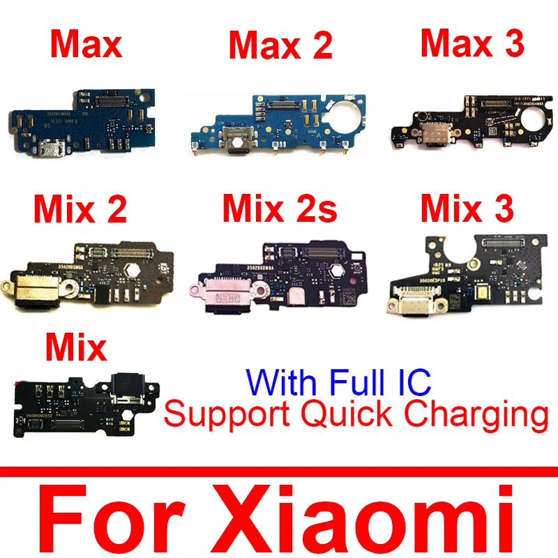 

USB-разъем для зарядного устройства, гибкий кабель для Xiaomi Mi Max Mix 2 2S 3, USB-разъем для зарядки, разъем для зарядки, запасные части