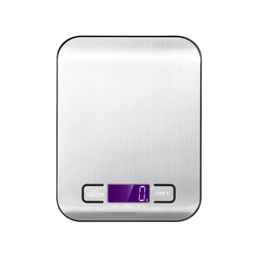 

Digital Stainless Steel Kitchen Scale Multifunction Food Scale for Home Kitchen without (Silver)