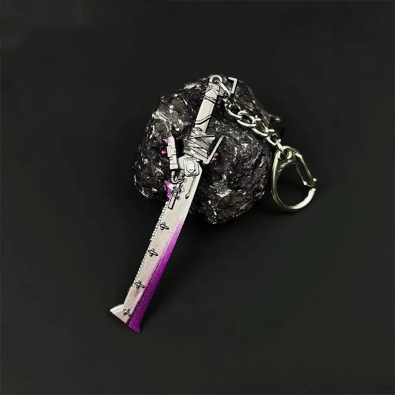 PUBG Keychain Flame Knife Keyring Game PUBG accessories Metal Weapon Model Keychains For Car Bag Gift for Men 8cm Arcane Jewelry