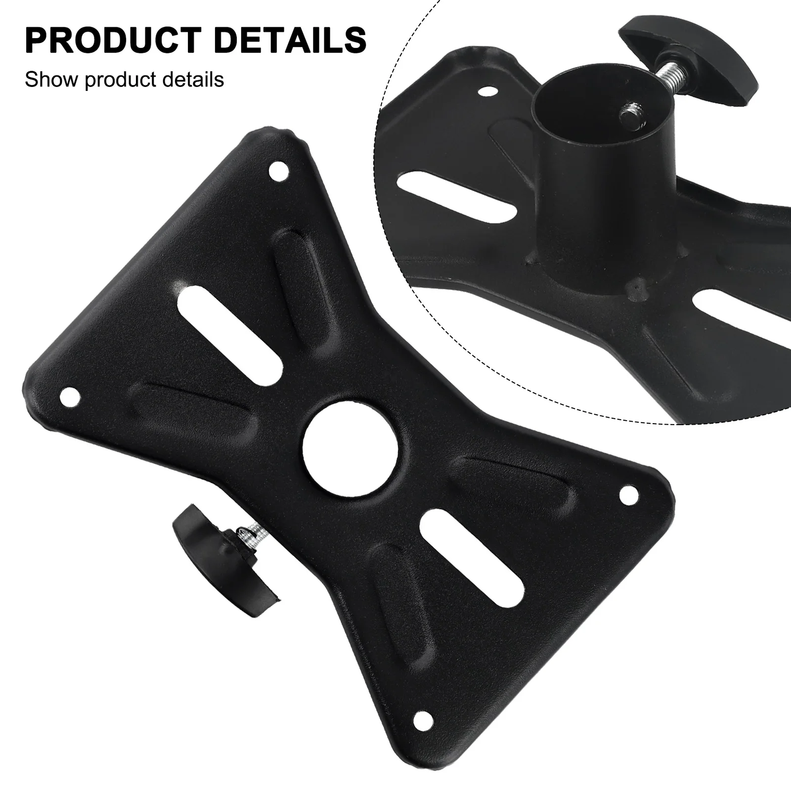 Metal 35mm Rotatable Tripod Pole Adapter Top Cap Compatible With For DJ Speaker For Stands And Mounting Systems