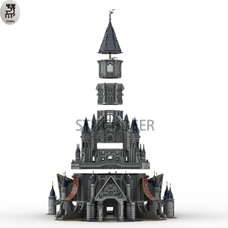 Very high difficulty MOC 47821PCS Hyrule Castle Kingdom architecture DIY Assemble Building Blocks Model toy brick display gifts