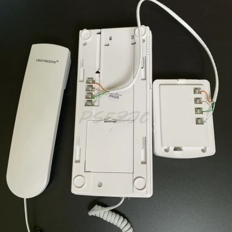 Intercomunicador con cable no Visual para el hogar, juego de timbre de desbloqueo, llamada de puerta, intercomunicador bidireccional