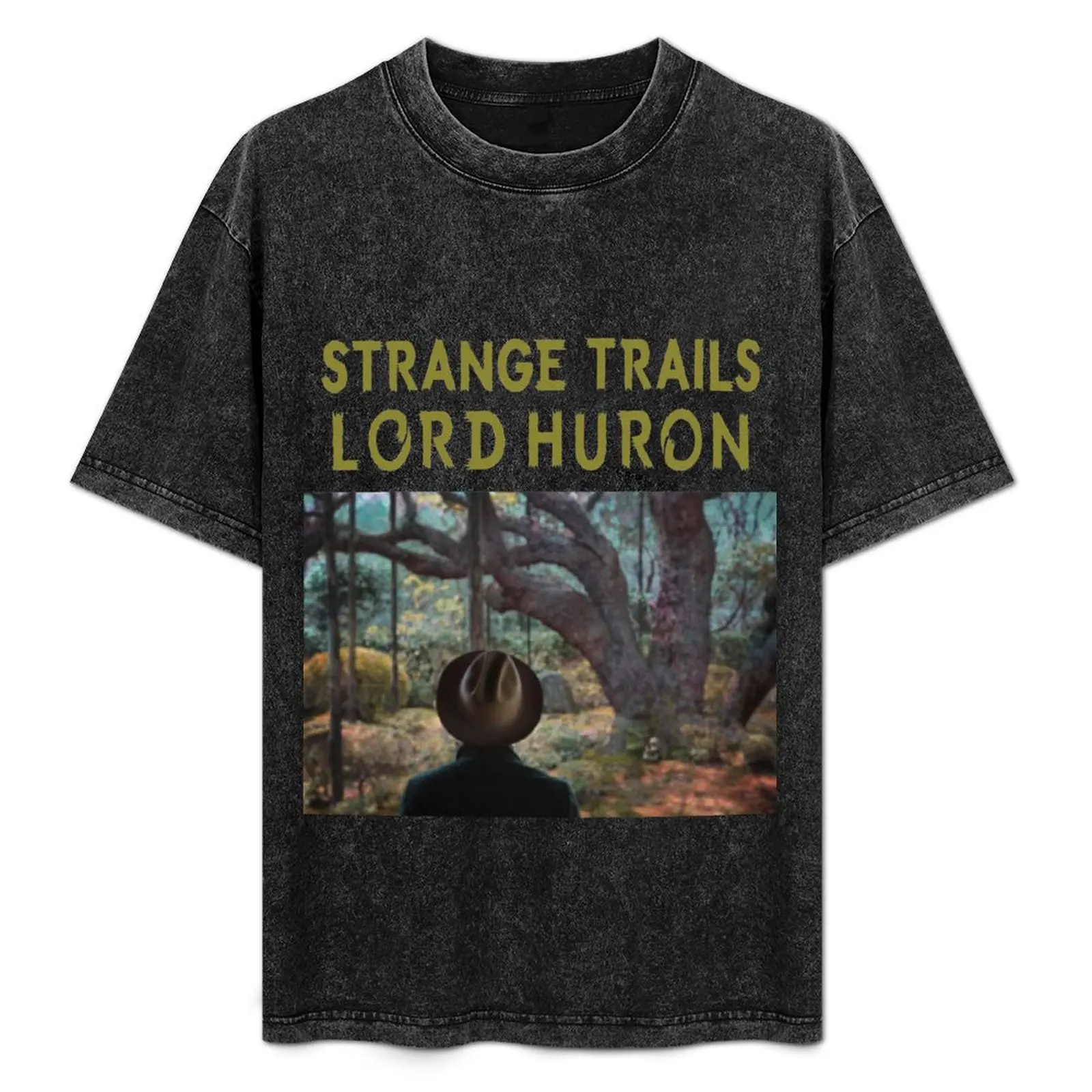 

LORD HURON STRANGE TRAILS T-Shirt man t shirts high quality luxury brand men t shirt cotton 100% T-Shirt