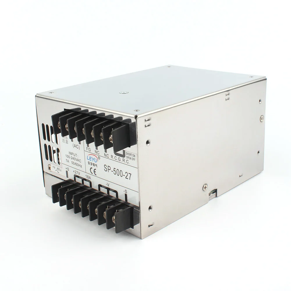 

500W 27V 18A single output Switching Power Supply with PFC function