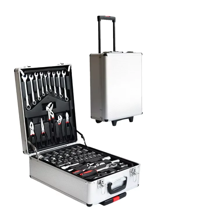 

499 Pcs Aluminum Box Auto Repair Wrench Set Household 4S Shop Special Hardware with Combination Tools for Mechanical Repair