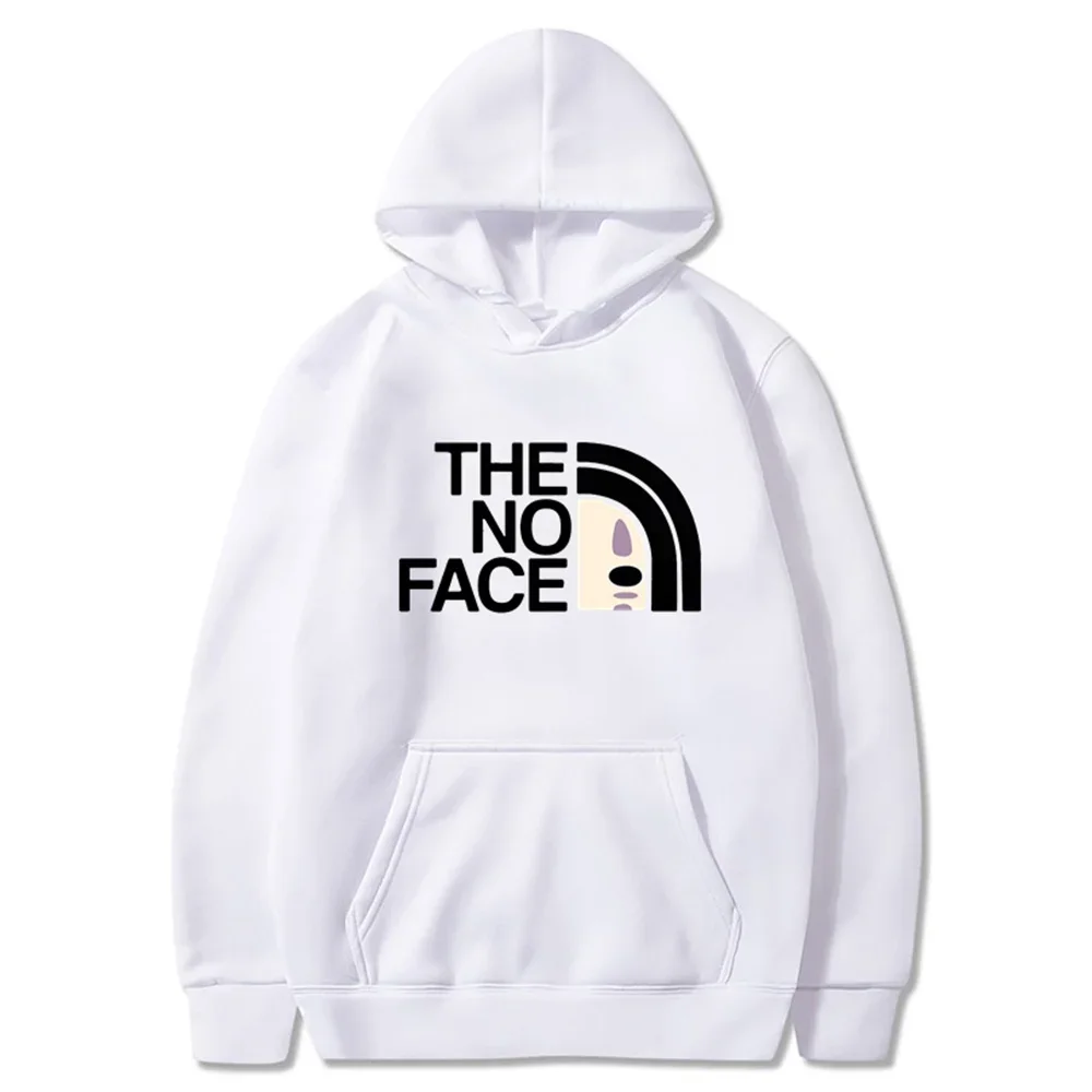 

2024 New Fashion Hoody Brand Funny Anime Cartoon No Face Printed Men Hoodies Sweatshirts Hip Hop Streetwear Plus Fleece Pullover