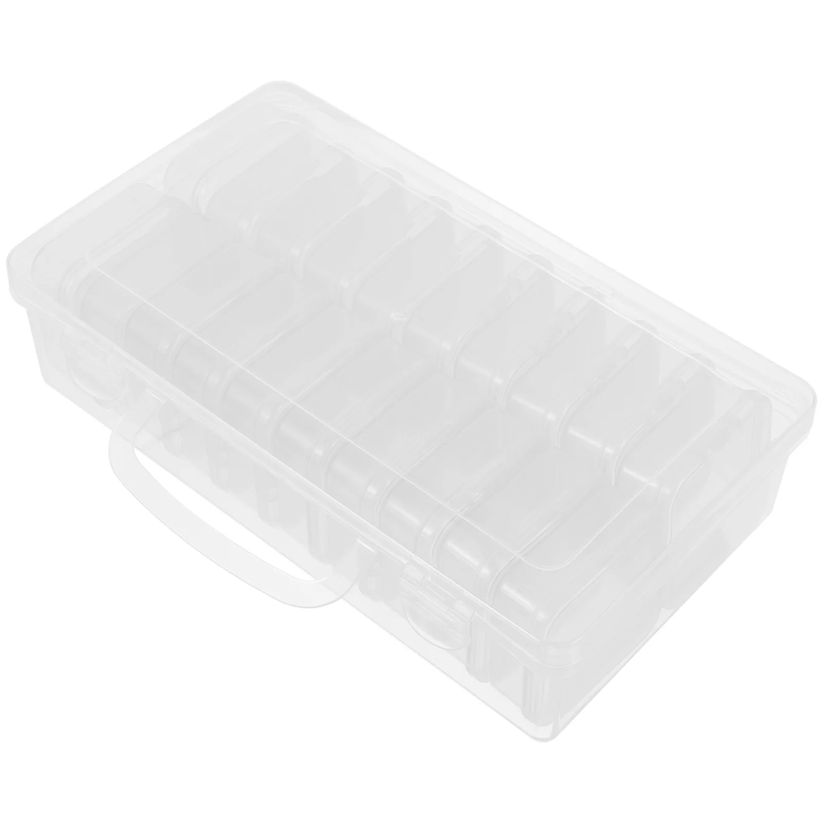 

Durable Plastic Bead Organizer Box Transparent Multi-Grid Jewelry Buttons DIY Storage Container Empty Box Empty