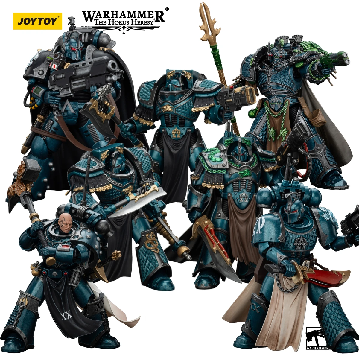 

[IN STOCK] JOYTOY Warhammer 40k 1/18 Action Figure Alpha Legion Anime Military Model Toys Collection Gifts