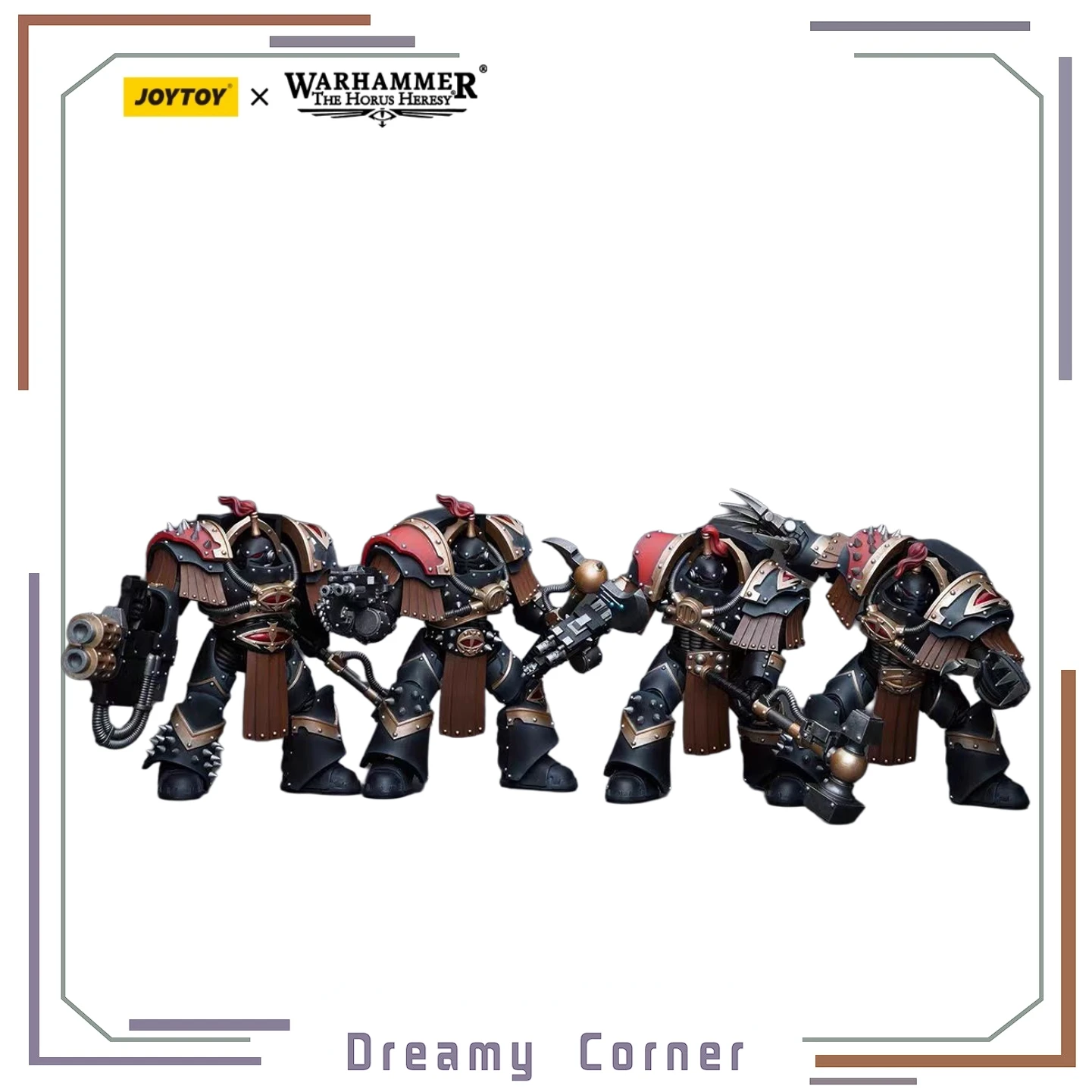 

【In Stock】JOYTOY Warhammer 40K Sons of Horus Justaerin Terminator Squad 4PCS 1/18 Action Figures Toys