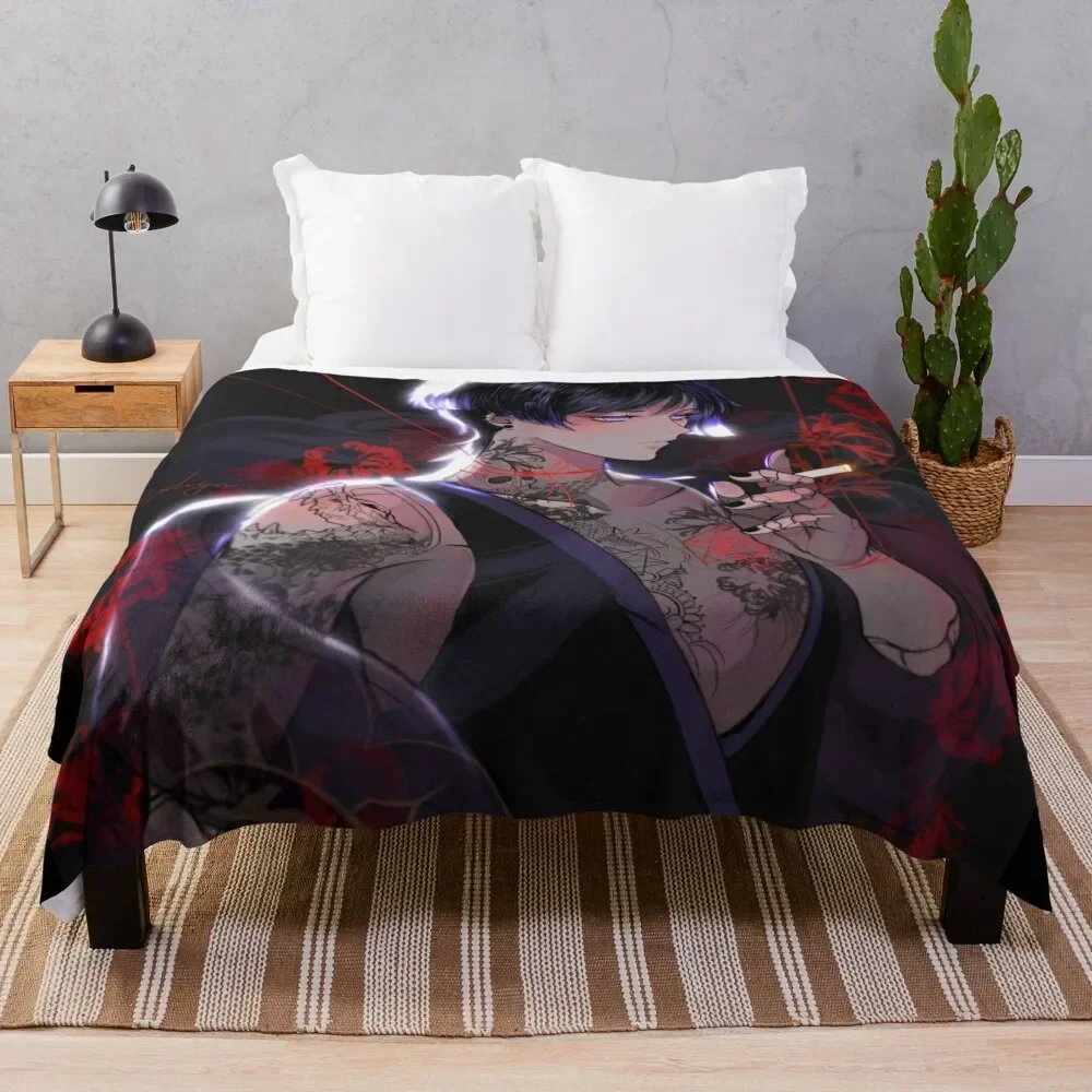 scaramouch modern Throw Blanket wednesday Tourist Blankets