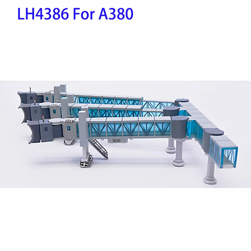 Jet-X 1/400 JXM129 A380QC BRANIFF ライトブルー 1:400 Airport Passenger Boarding Bridge Single/Dual Channel for