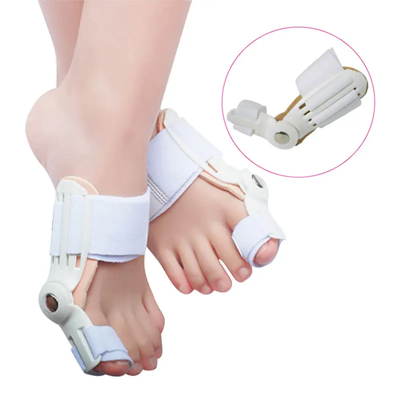 Corrector de juanetes Hallux Valgus, separador de dedos de los pies, cuidado de los pies, Corrector de juanetes Haluksy, 1/2 piezas