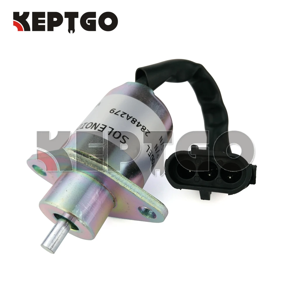 

2848A279 Fuel Shutdown Stop Solenoid For Perkins 700 Series UB704 Diesel Engine SA-4934-12 2848A271 2848A275 12V