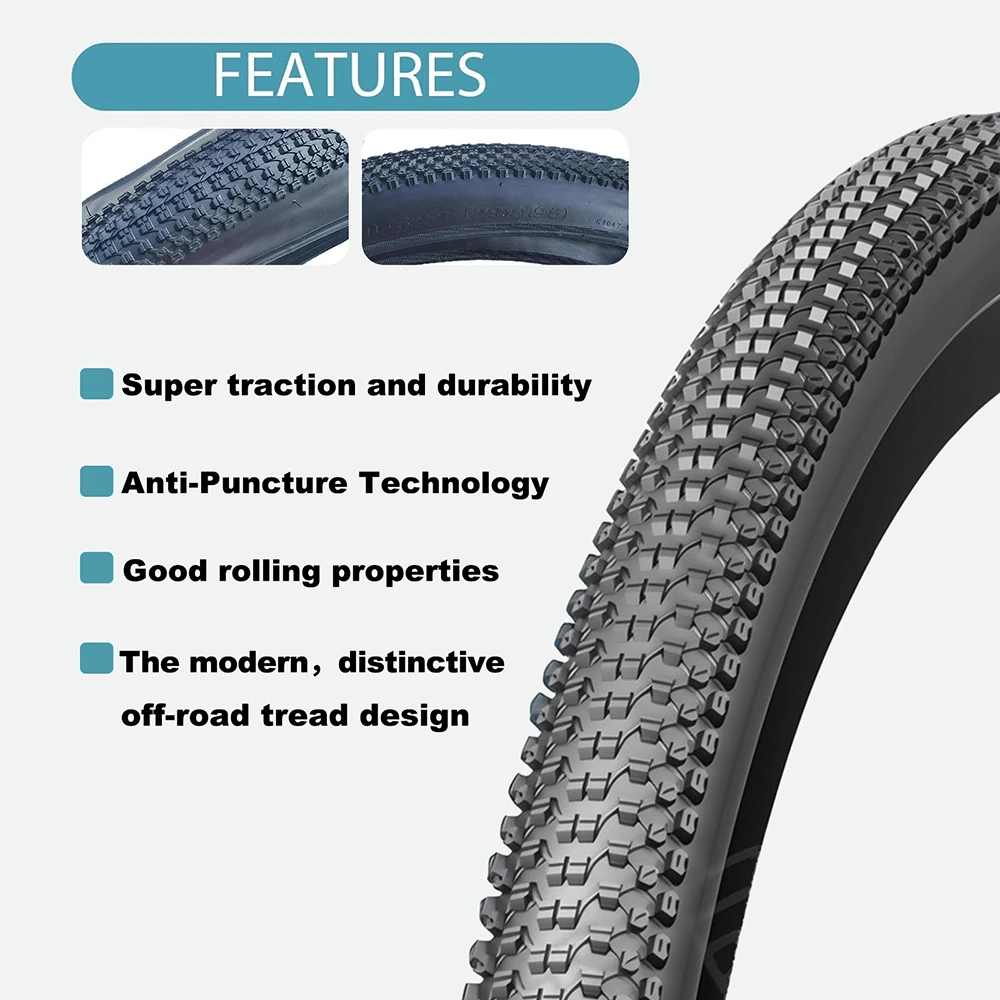 Kenda K1047 Mountain Bike Tire Foldable Small Block Eight 26 27.5 29 Inch 1.95 2.1 for XC Cycling Road MTB Bicycle Wheel Part view 3