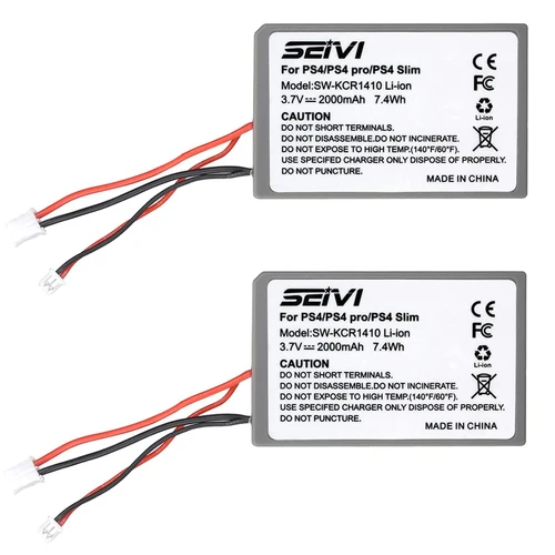 Imagen 2 del producto Batería para mando de PS4 para Sony PlayStation 4 DualShock4 V1 V2 CUH-ZCT1E, mando inalámbrico, novedad