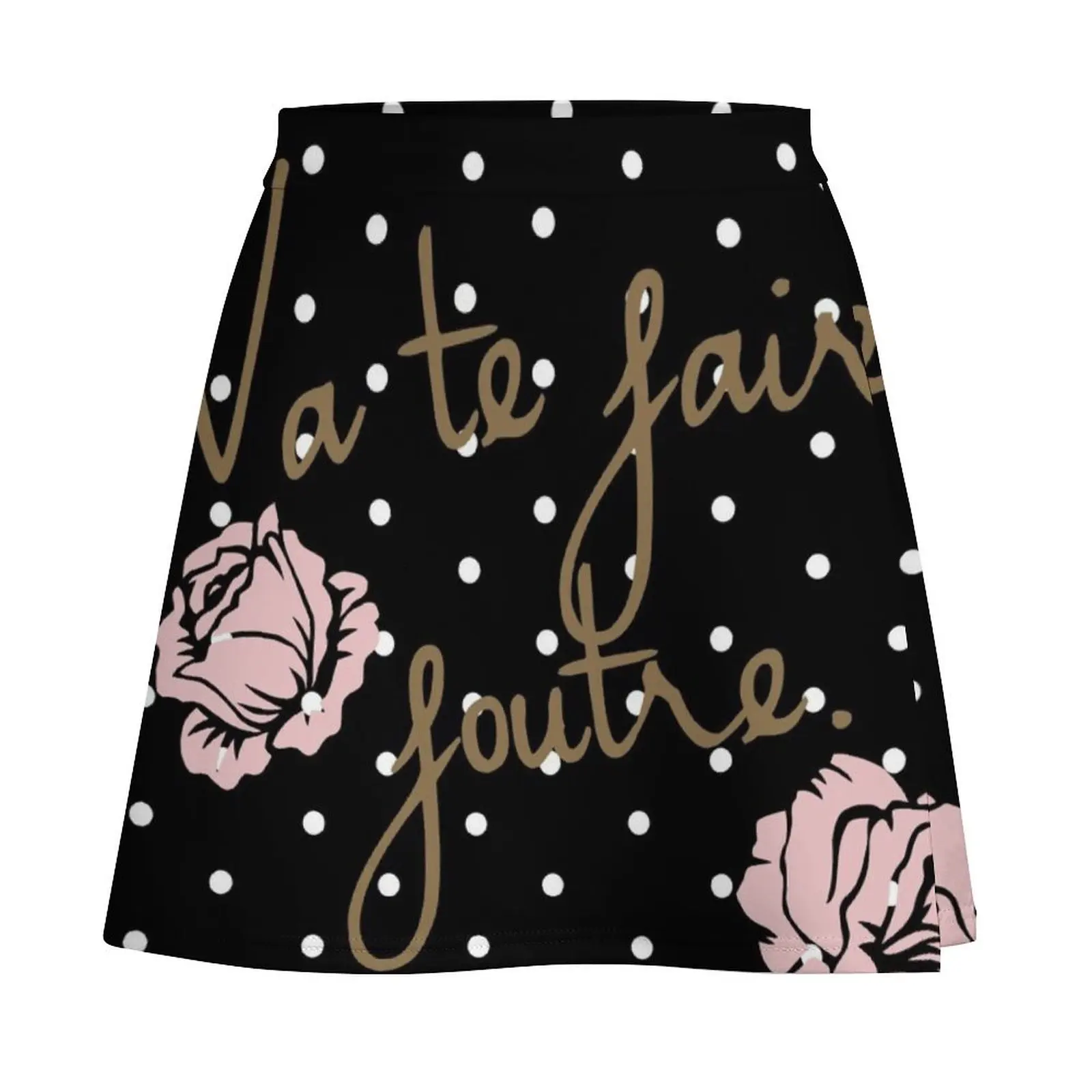 Va te faire foutre Mini Skirt Skort for women Korean skirts