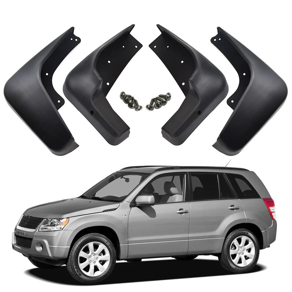 4 chlapacze do Suzuki Grand Vitara Nomade Escudo SZ 2006 - 2015 chlapacze przód tył 2008 2009 2010 2011 2012 2013 2014