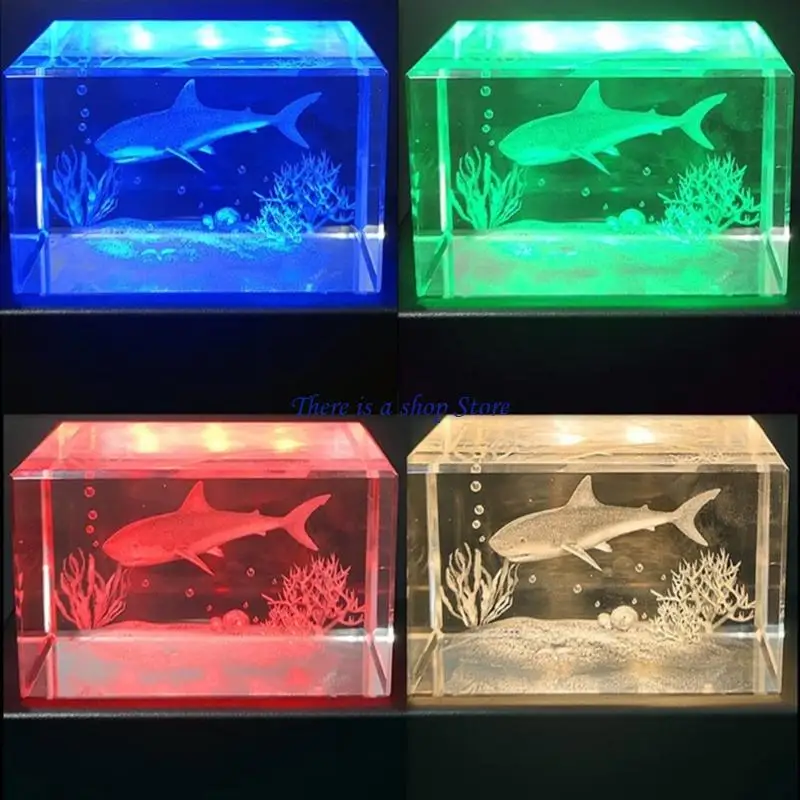 D0AD LED 조명 스탠드 기본 색상 변경 라이트 스탠드 크리스탈 조각상 보석 LED 디스플레이 기반이 이벤트 파티 디스플레이