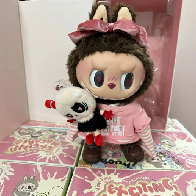 Labubu The Monster Vinyl Plush Doll Pulling Cloth Valentine'S Day Gift Box Catch Me Lf You Like Me Series Cute Girl Toy Gift