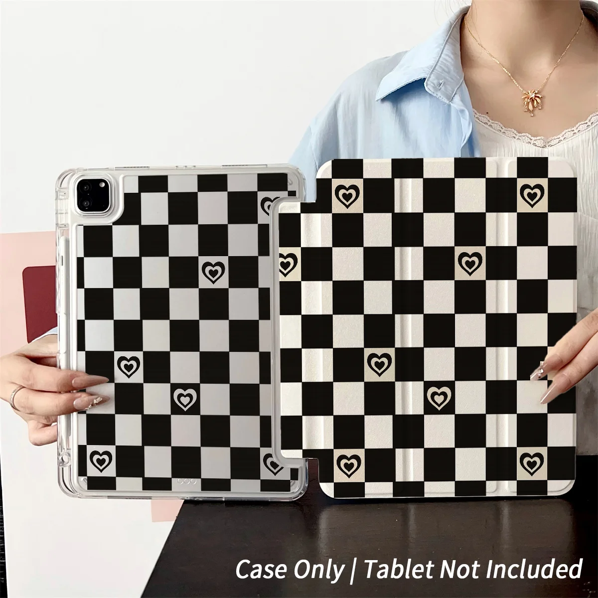 Slim Fit Premium TPU Tablet Cover, Shockproof Durable Lightweight Protective Case for iPad Samsung Huawei Honor Redmi Xiaomi