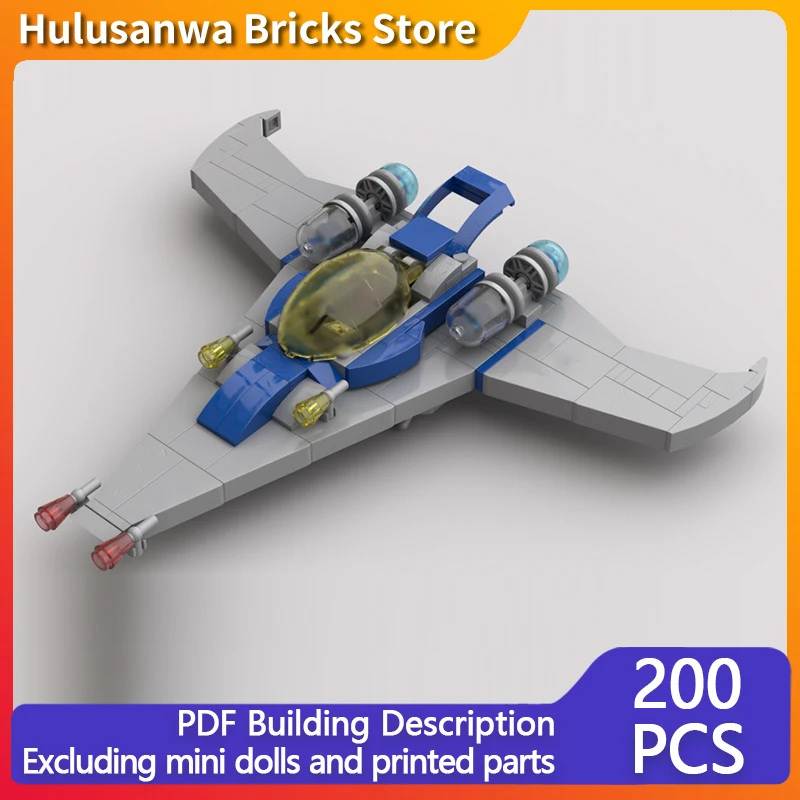 

Modern Classic Spaceship Model MOC Building Bricks War Equipment Modular Technology Gifts Holiday Assemble Children Toys Suit