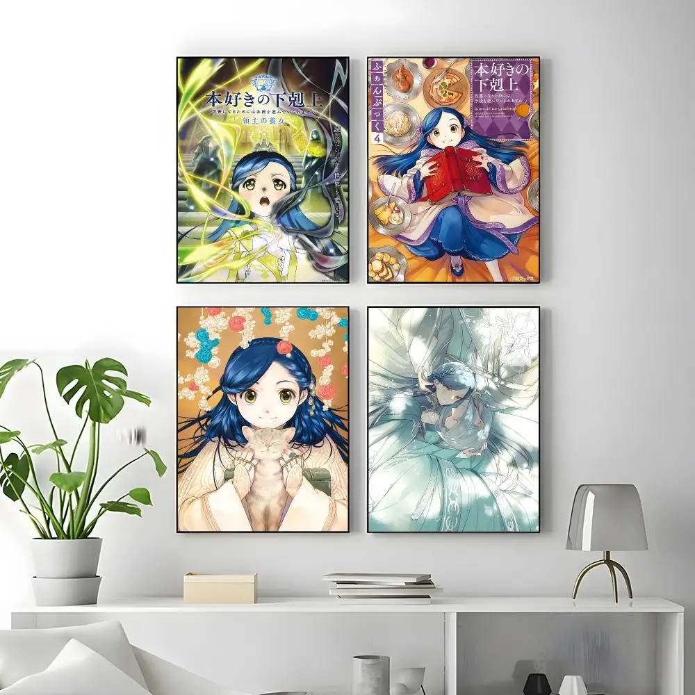 Anime Ascendance of a Bookworm Poster Poster High Quality Wall Art for Home Office Bedroom Living Room Perfect