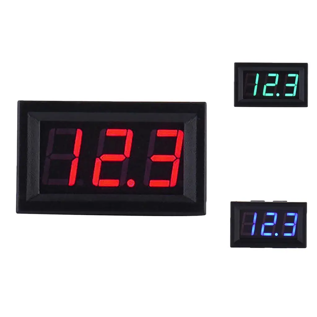 

DC4.50-30.0 Дисплей 0,56 дюйма Панельный вольтметр Светодиодный монитор напряжения DIY Электрический инструмент