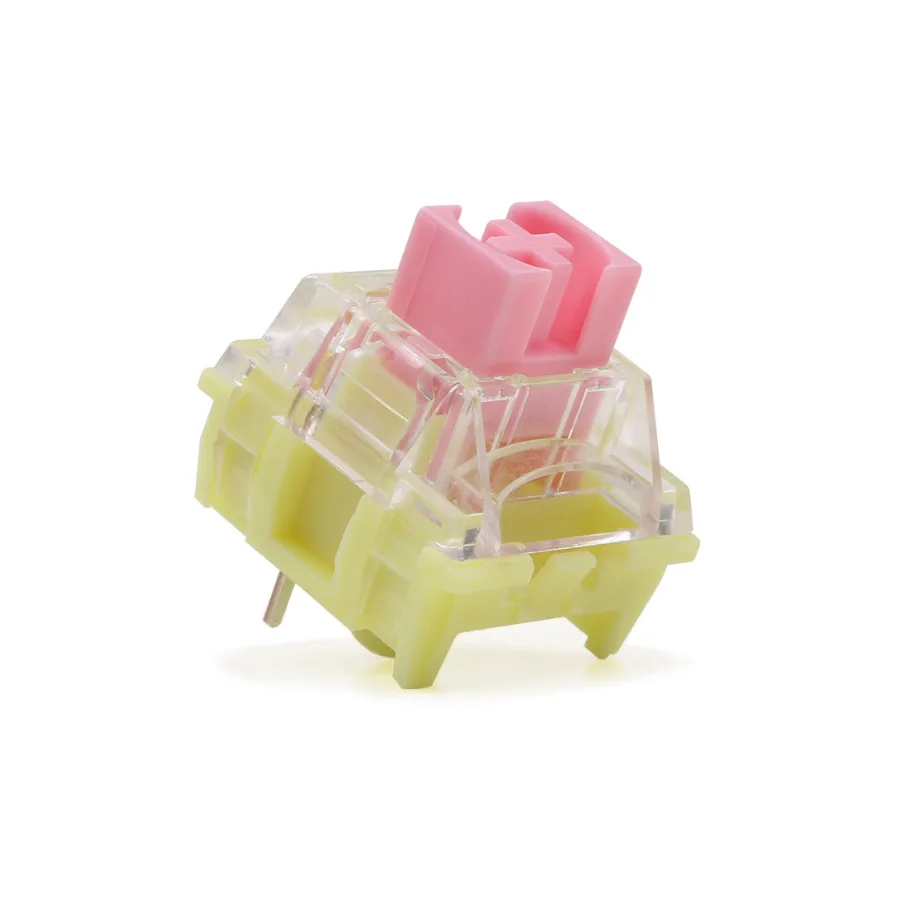 

TTC Gold Pink V2 Switches Mechanical Keyboard Customized Linear Switches 37gf Actuation Force