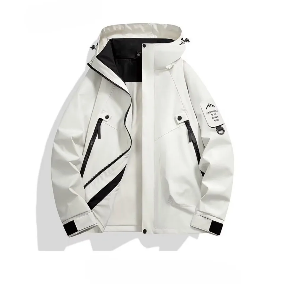 STLF مخصص يندبروف الشتاء على الجليد سترة الرجال الرياضة اليومية وسترة تزلج عادية مقاوم للماء يندبروف مقنعين سترة التزلج #2