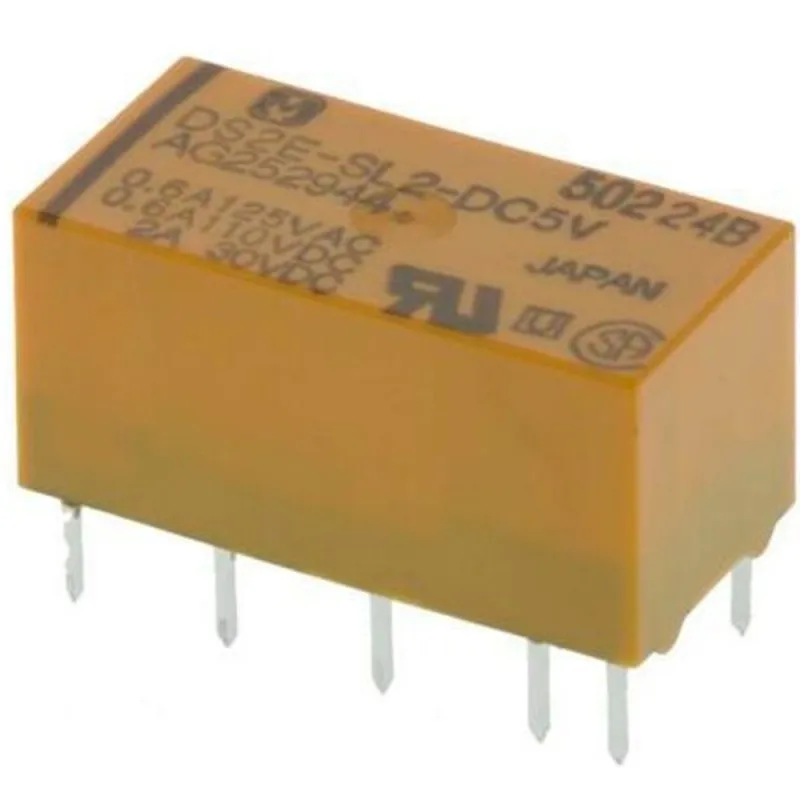 

Free shiping wholesale 10pcs/lot relay DS2E-SL2-DC5V