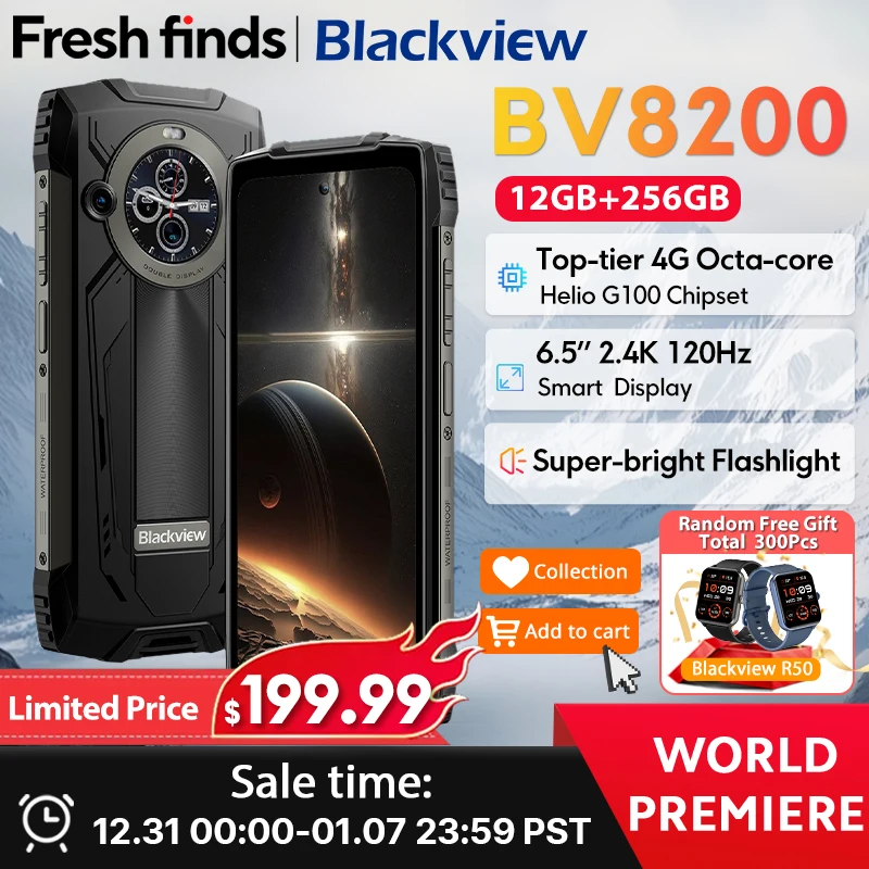 【World premiere】Blackview BV8200 Rugged phone 6.5