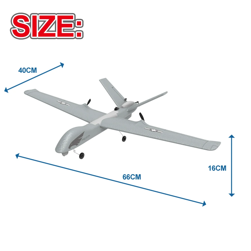 Z55 RC Plane 2.4G 3CH Hand Throwing Foam Aircraft One Key Roll Fixed Wingspan RC Gilder Airplane Toys for Children Gifts