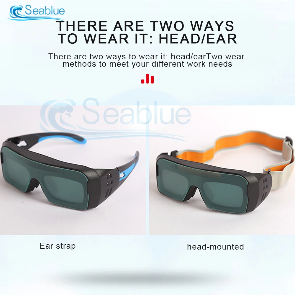 Auto Darkening Welding Glasses Solar Power Protective Welders Glasses Argon Arc Welding Electric Welding Glasses Practical