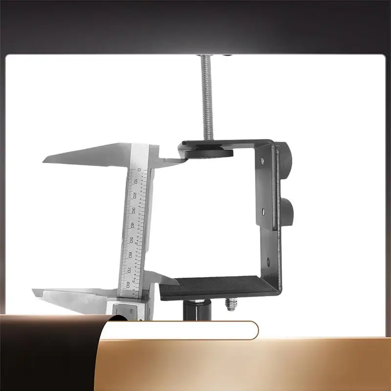 

Heavy-Duty Desk Table Mount Clamp For Mic Microphone Arm Stand Holder Desk Lamp Bracket Clamp With 1/4 Adapter-N35R