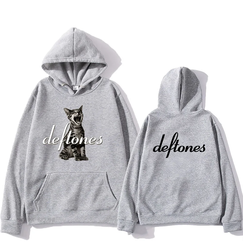 Deftones Around The Fur Tour Band Hoodie Punk Retro Pullover Hip Hop Band Hooded Unisex Street Casual Long Sleeve Hoodie New