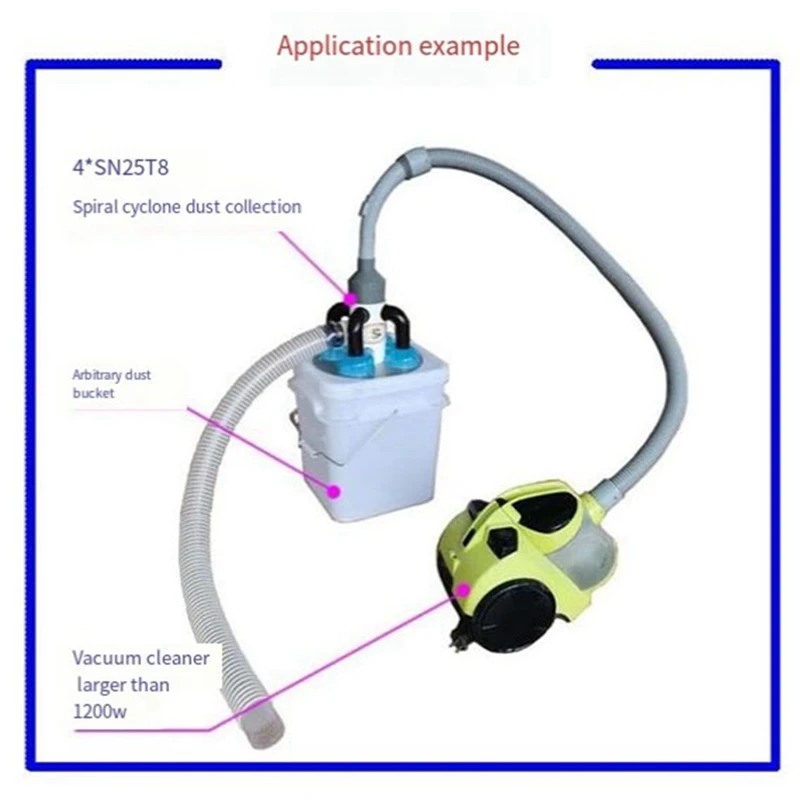 Mini Small Industrial Extractor Woodworking Tool Vacuum Cleaner Filter Separation Home DIY