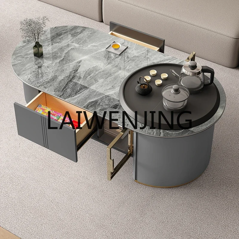 

RWJ Stone Plate Coffee Table Designer Model Kung Fu Coffee Table Tea Table Integrated Combination