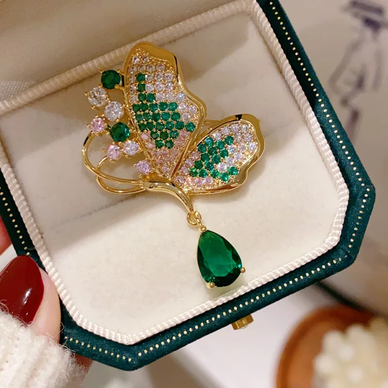 1pc Exquisite Butterfly Brooch for Girls Women Fashion Butterfly Insect Brooches Pins Jewelry Trendy Accessories Gifts 2025