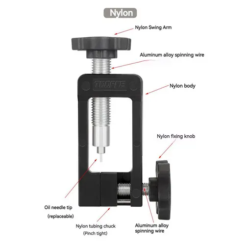 Imagen 2 del producto TOOPRE-Herramienta de inserción de aguja de aceite para bicicleta, instalación de tubos de cabeza en T, troncos de cuerpo de cinco líneas, herramientas de Reparación de bicicletas multifunción