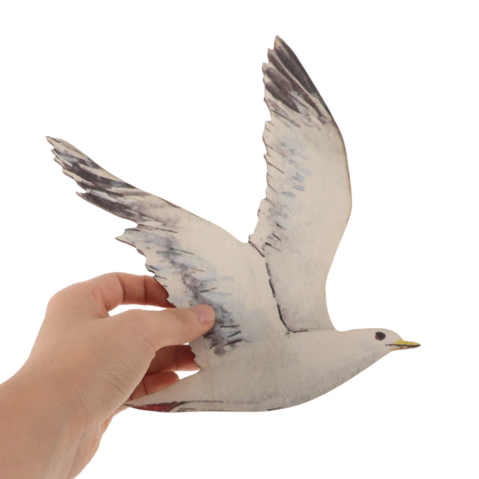 

3Pcs Wood Seagull Wall Decor Nautical Coastal Art Rustic Mediterranean Style Home Seaside Bathroom Wood Sea Bird