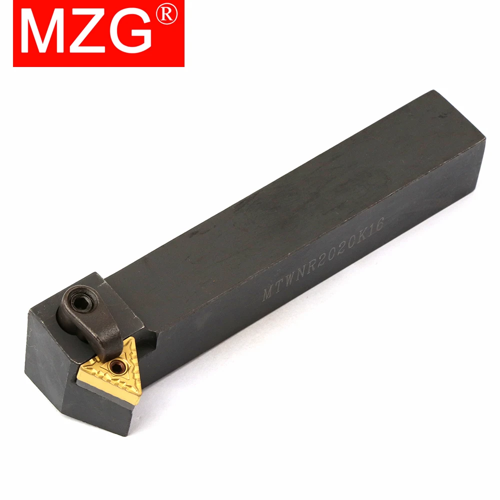 MZG MTWNR2020K16 MTWNR2525M16 25mm 20mm External Turning Tool Holder TNMG160408 Carbide Inserts MTWNR Lathe Cutting Tools