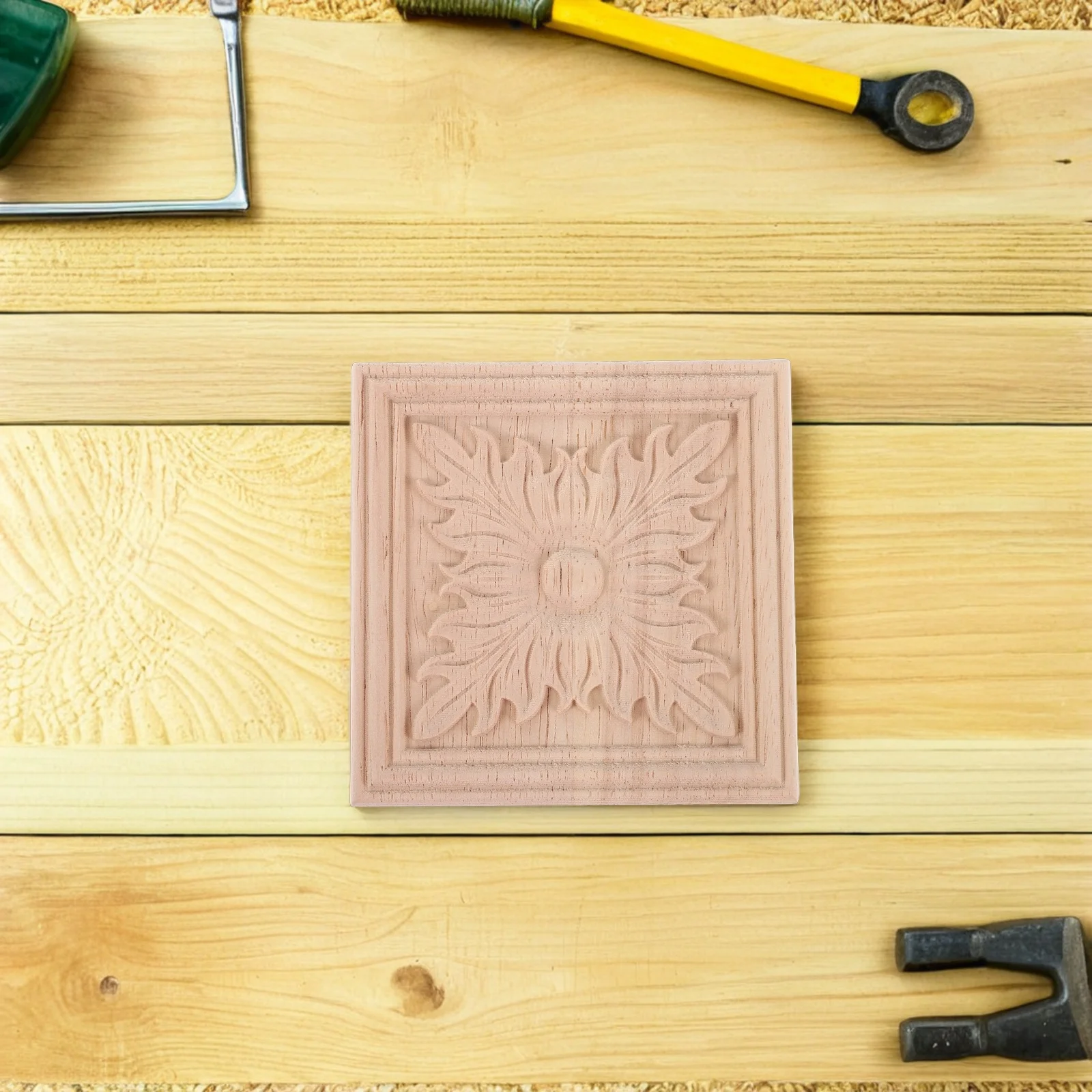 

Handmade Wood Carving Wall Stickers Unique Home Decor Decals for Living Room Bedroom Kitchen Eco Friendly Design