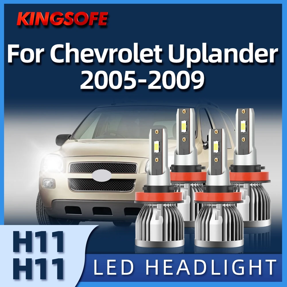 

KINGSOFE 2/4PCS LED Car Headlight H11 bulbs 3570 Chip 26000Lm 110W For Uplander Chevrolet 2005 2006 2007 2008 2009