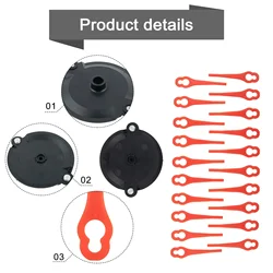 For Parkside Grass Replacement Blade Cutting Disc Fits For PRTA 20Li A1311046 Replacement Blade Cutting Disc Garden Power Tool