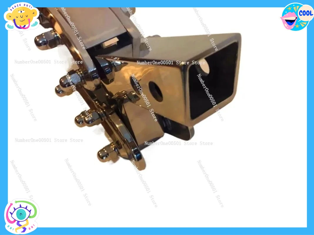 

Adjustable Drop Hitch 2 Inch Receiver Stainless Steel Tow Hook Hitch Receiver Riser